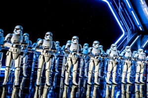 Rise of the Resistance, attraction de Galaxy's Edge à Disney's Hollywood Studios, Orlando en Floride.